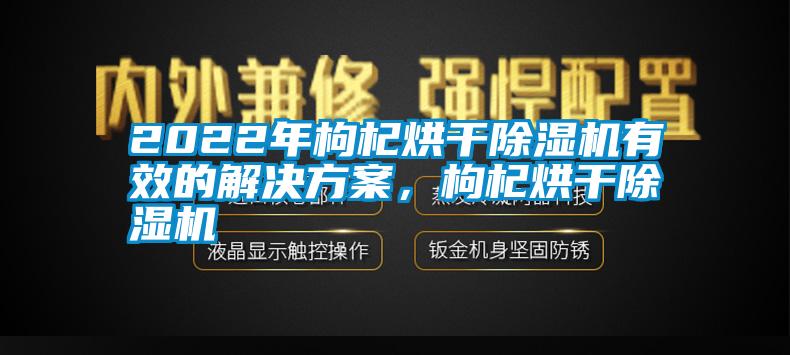 2022年枸杞烘干除湿机有效的解决方案，枸杞烘干除湿机