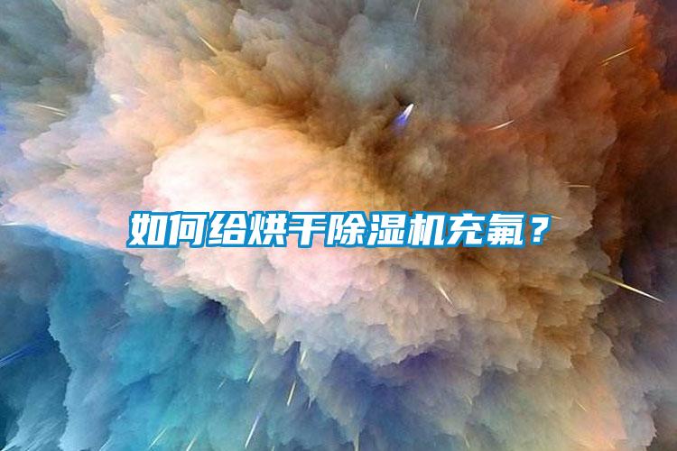 如何给烘干除湿机充氟？