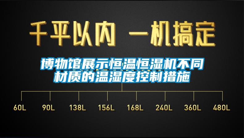 博物馆展示恒温恒湿机不同材质的温湿度控制措施