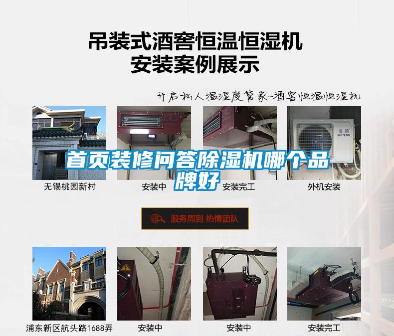 首页装修问答除湿机哪个品牌好