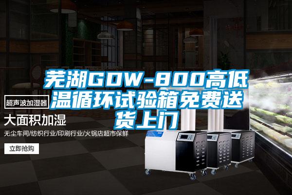 芜湖GDW-800高低温循环试验箱免费送货上门