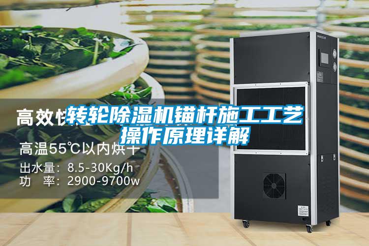 转轮除湿机锚杆施工工艺操作原理详解