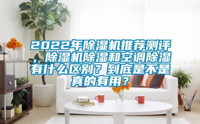 2022年除湿机推荐测评，除湿机除湿和空调除湿有什么区别？到底是不是真的有用？