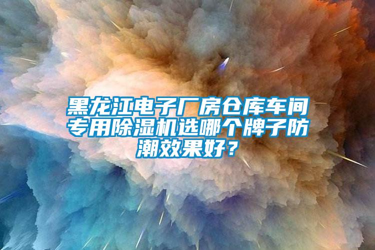 黑龙江电子厂房仓库车间专用除湿机选哪个牌子防潮效果好？