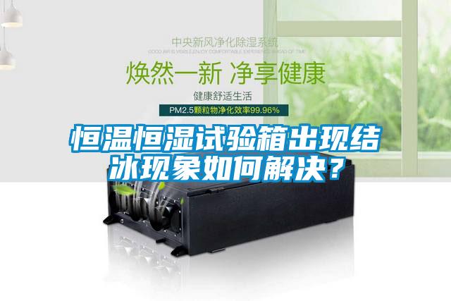 恒温恒湿试验箱出现结冰现象如何解决？