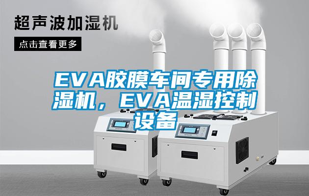 EVA胶膜车间专用除湿机，EVA温湿控制设备