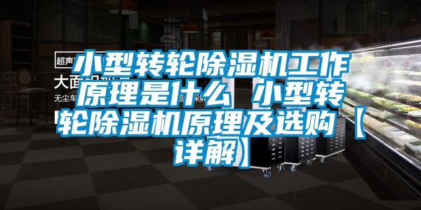 小型转轮除湿机工作原理是什么 小型转轮除湿机原理及选购【详解】