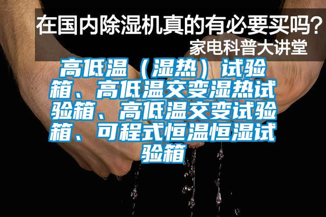 高低温（湿热）试验箱、高低温交变湿热试验箱、高低温交变试验箱、可程式恒温恒湿试验箱