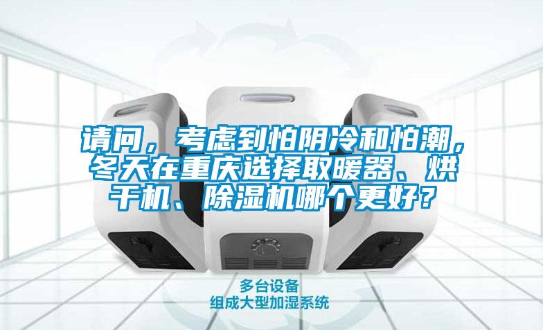 请问，考虑到怕阴冷和怕潮，冬天在重庆选择取暖器、烘干机、除湿机哪个更好？