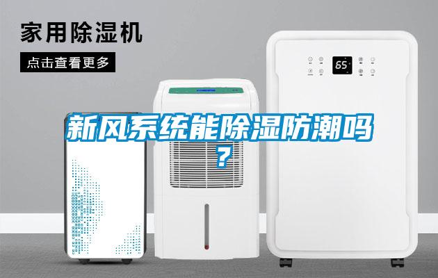 新风系统能除湿防潮吗？