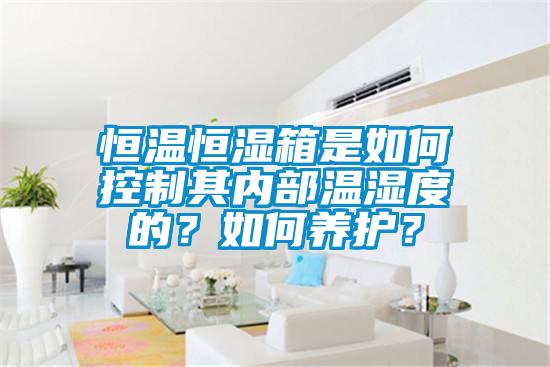 恒温恒湿箱是如何控制其内部温湿度的？如何养护？