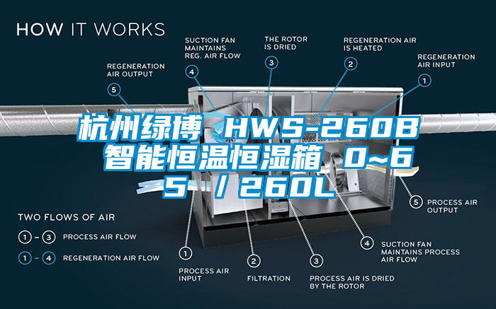 杭州绿博 HWS-260B 智能恒温恒湿箱 0~65℃／260L