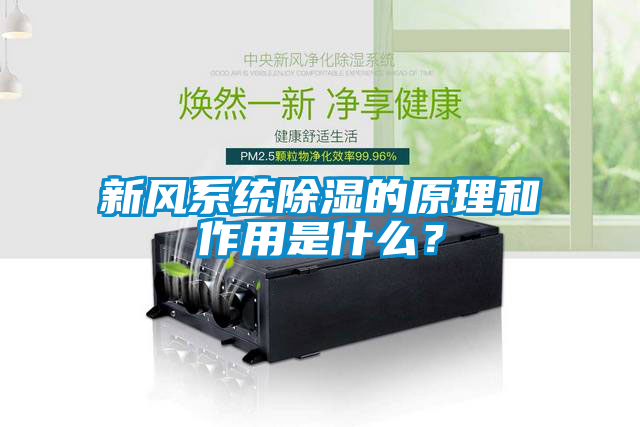 新风系统除湿的原理和作用是什么？