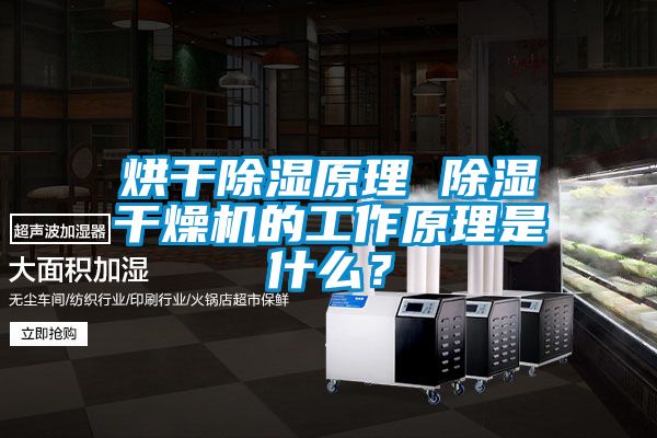 烘干除湿原理 除湿干燥机的工作原理是什么？